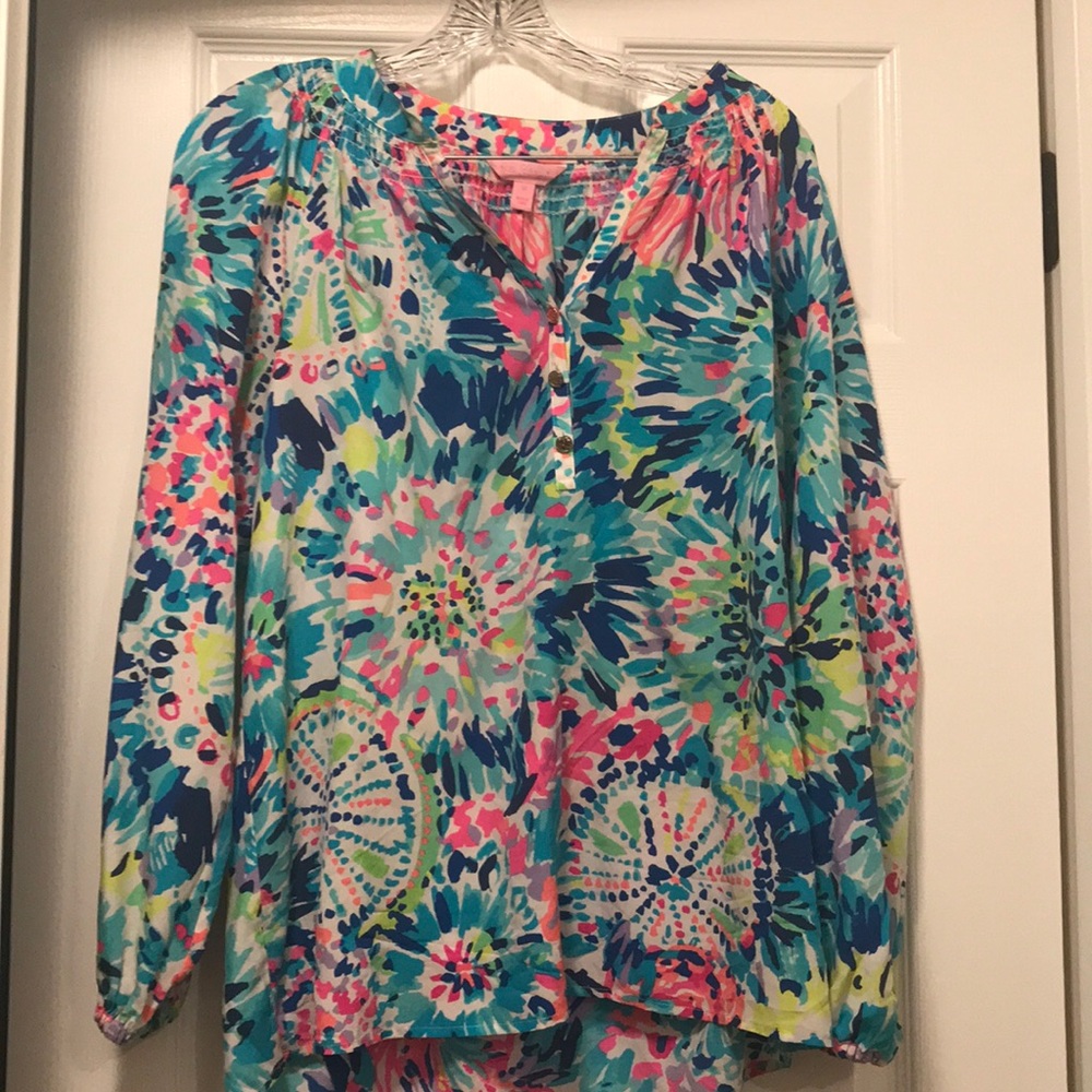 Lily Pulitzer long sleeve blouse